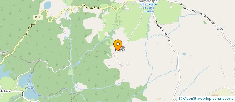 localisation de l'entreprise LA SOUPIERE CHAMPESPOISE EVENEMENTIELLE  SAINT-GENES-CHAMPESPE