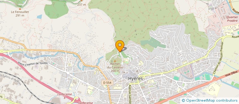 localisation de l'entreprise LA SOUQUETTE à HYERES