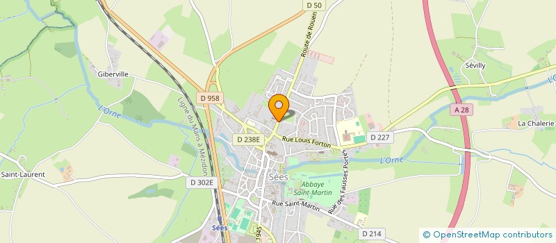 localisation de l'entreprise LA SOURCE à SEES