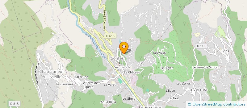 localisation de l'entreprise LA SOURCE à CONTES