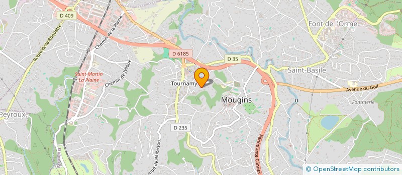 localisation de l'entreprise LA SOURCE à MOUGINS