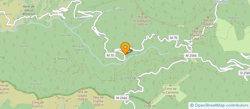 localisation de l'entreprise LA SOURCE  LA BOLLENE-VESUBIE