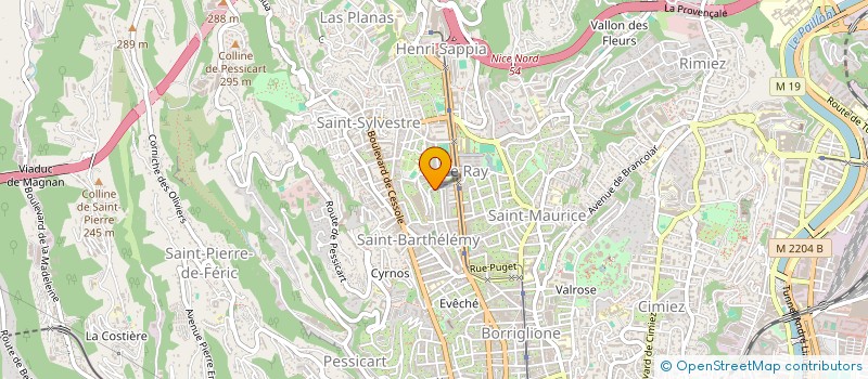 localisation de l'entreprise LA SOURCE à NICE