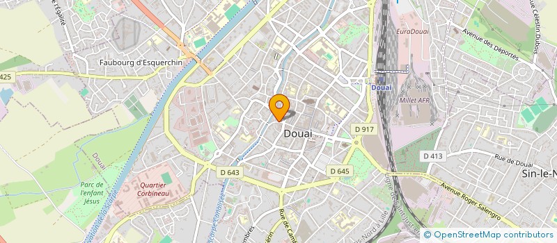 localisation de l'entreprise LA SOURCE à DOUAI