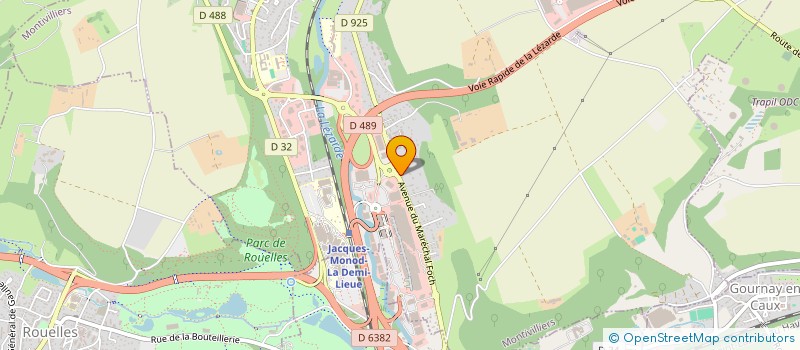 localisation de l'entreprise LA SOURCE  MONTIVILLIERS