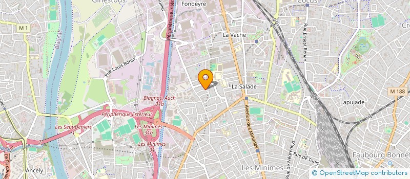 localisation de l'entreprise LA SOURCE à TOULOUSE
