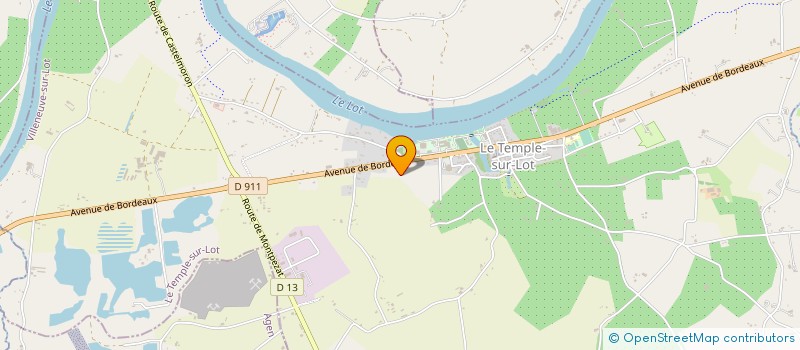 localisation de l'entreprise LA SOURCE  SAINTE LIVRADE SUR LOT