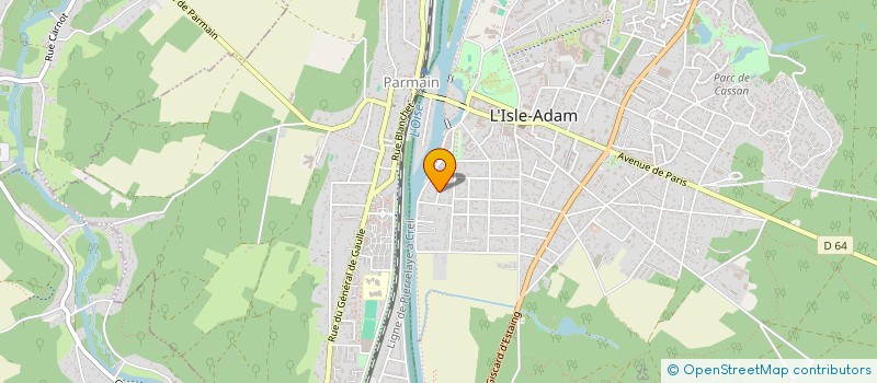 localisation de l'entreprise LA SOURCE  L'ISLE-ADAM