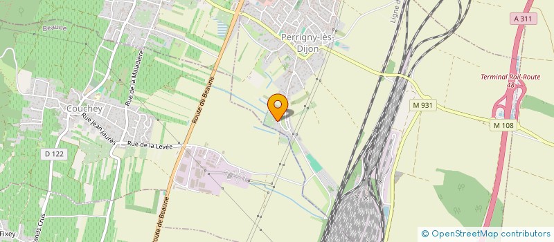 localisation de l'entreprise LA SOURCE  PERRIGNY-LES-DIJON