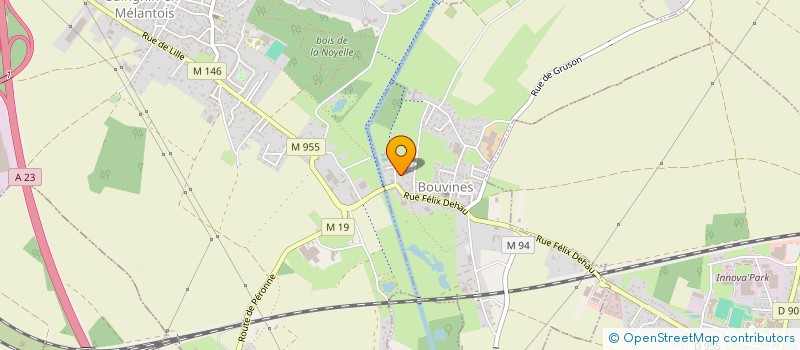 localisation de l'entreprise LA SOURCE  BOUVINES