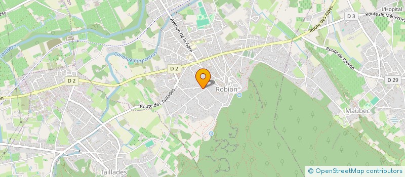 localisation de l'entreprise LA SOURCE  ROBION