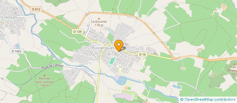 localisation de l'entreprise LA SOURCE  PUISSERGUIER