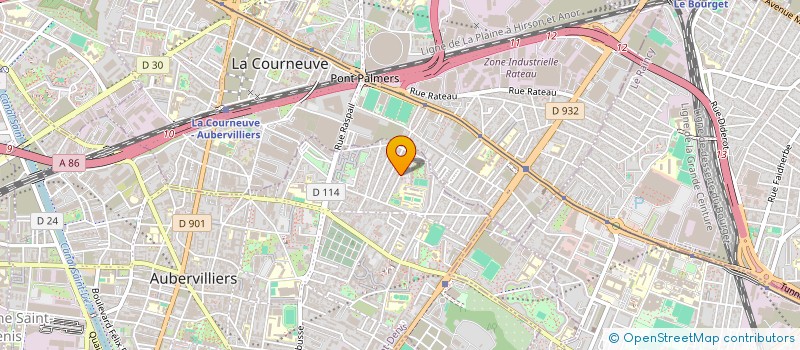 localisation de l'entreprise LA SOURCE  AUBERVILLIERS