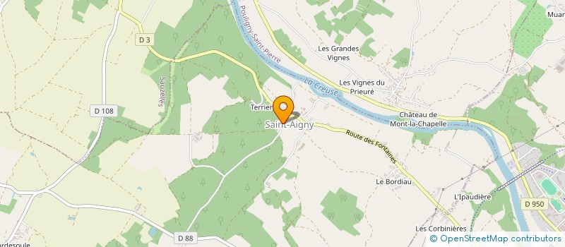 localisation de l'entreprise LA SOURCE à SAINT-AIGNY