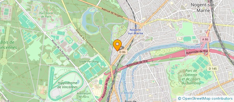 localisation de l'entreprise LA SOURCE  NOGENT-SUR-MARNE