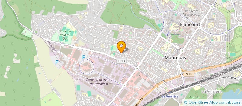 localisation de l'entreprise LA SOURCE  MAUREPAS