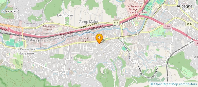 localisation de l'entreprise LA SOURCE à AUBAGNE