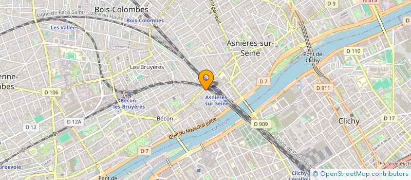 localisation de l'entreprise LA SOURCE  ASNIERES-SUR-SEINE