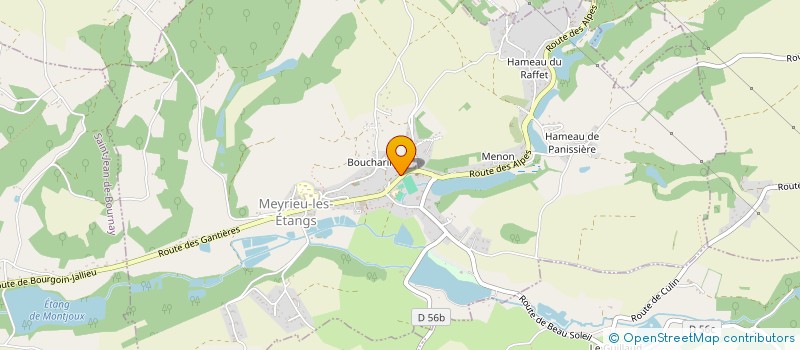 localisation de l'entreprise LA SOURCE  MEYRIEU-LES-ETANGS
