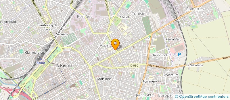 localisation de l'entreprise LA SOURCE  REIMS