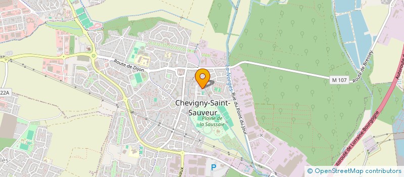 localisation de l'entreprise LA SOURCE  CHEVIGNY-SAINT-SAUVEUR