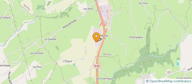 localisation de l'entreprise LA SOURCE à NEULISE