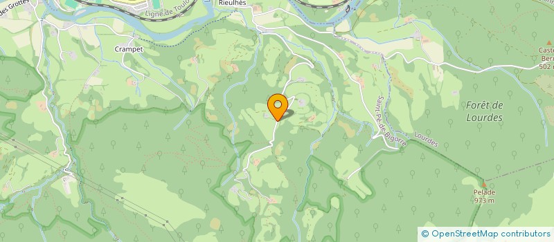 localisation de l'entreprise LA SOURCE 88  SAINT-PE-DE-BIGORRE