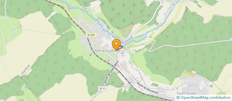 localisation de l'entreprise LA SOURCE  MENESQUEVILLE