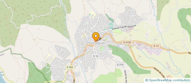 localisation de l'entreprise LA SOURCE à FORCALQUIER