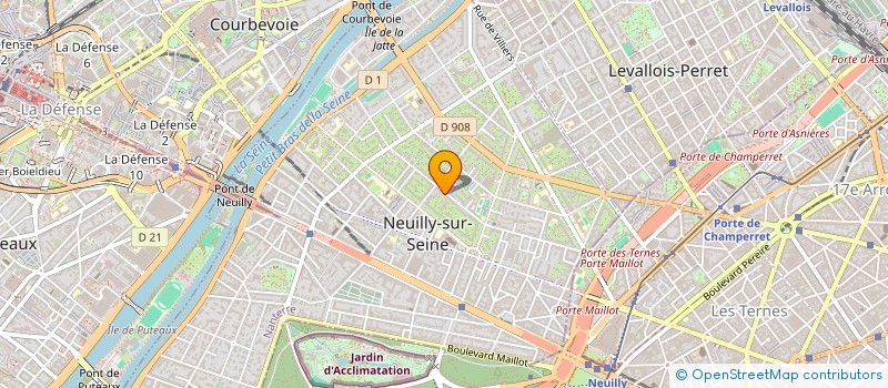 localisation de l'entreprise LA SOURCE à NEUILLY-SUR-SEINE