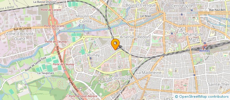 localisation de l'entreprise LA SOURCE  RENNES