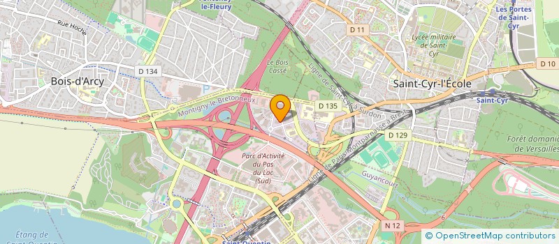 localisation de l'entreprise LA SOURCE  MONTIGNY-LE-BRETONNEUX