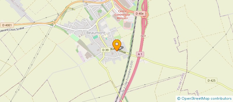 localisation de l'entreprise LA SOURCE à HENIN-BEAUMONT