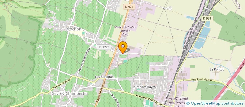 localisation de l'entreprise LA SOURCE  BROCHON