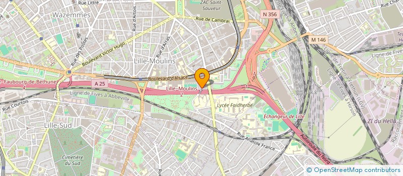 localisation de l'entreprise LA SOURCE à LILLE