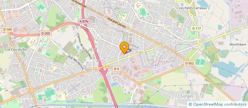 localisation de l'entreprise LA SOURCE à LES PONTS-DE-CE