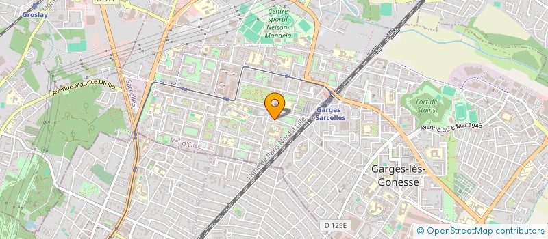 localisation de l'entreprise LA SOURCE  SARCELLES