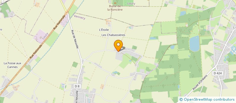 localisation de l'entreprise LA SOURCE  VENNECY