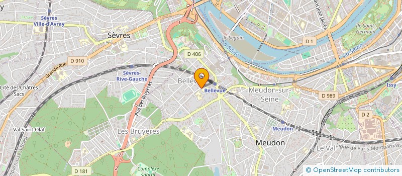 localisation de l'entreprise LA SOURCE ASSOC EDUCATION NOUVELLE à MEUDON