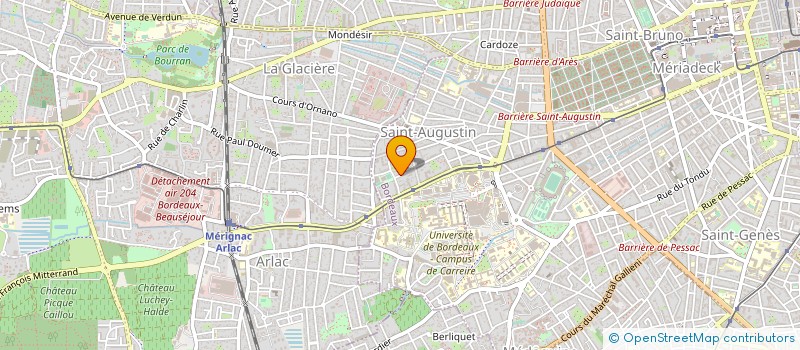 localisation de l'entreprise LA SOURCE ASSOC NAT CONSEIL THERAP ACCOM  BORDEAUX