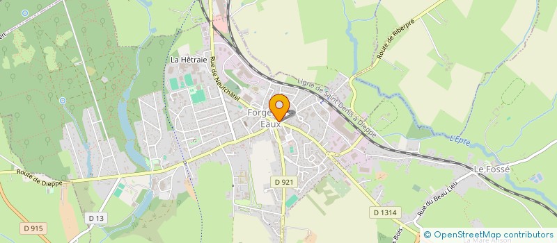 localisation de l'entreprise LA SOURCE AUX FLEURS 2 à FORGES-LES-EAUX