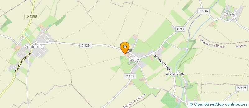 localisation de l'entreprise LA SOURCE D'ERVILLE  MOULINS-EN-BESSIN