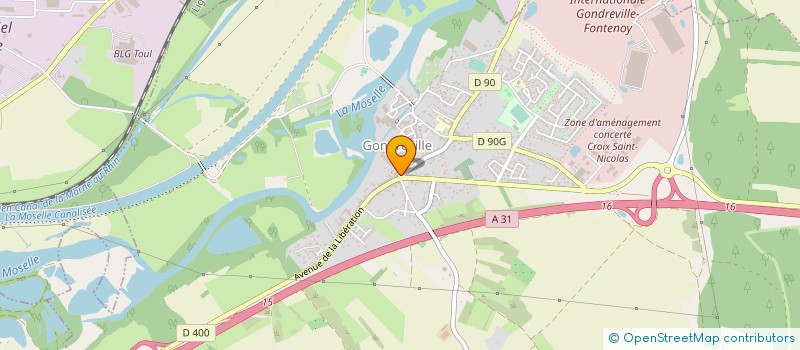 localisation de l'entreprise LA SOURCE DE L AVENIR  GONDREVILLE