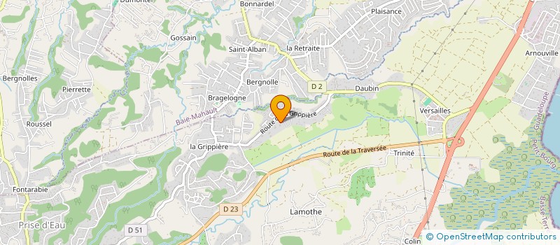 localisation de l'entreprise LA SOURCE DE LA GRIPPIERE à PETIT-BOURG