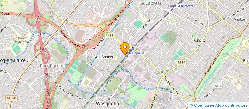 localisation de l'entreprise LA SOURCE DU LAC  WASQUEHAL