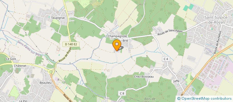 localisation de l'entreprise LA SOURCE DU MARCHE  SAINT-SULPICE-DE-ROYAN