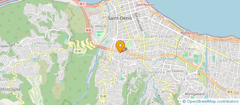 localisation de l'entreprise LA SOURCE DU PHENIX à SAINT-DENIS