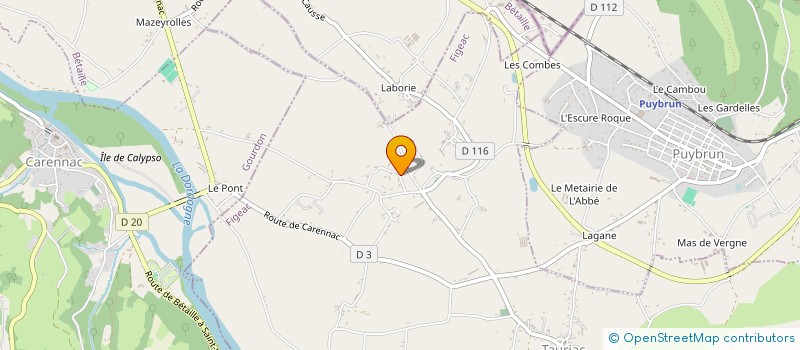 localisation de l'entreprise LA SOURCE DU QUERCY  TAURIAC