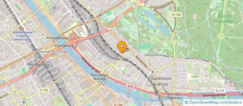 localisation de l'entreprise LA SOURCE DU VEDEL  CHARENTON-LE-PONT