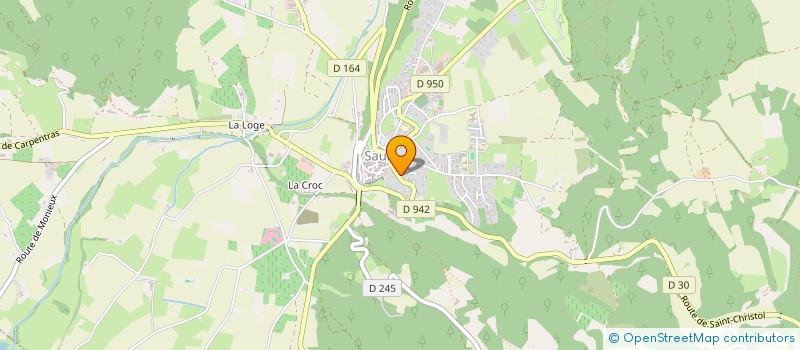 localisation de l'entreprise LA SOURCE DU VENTOUX  SAULT